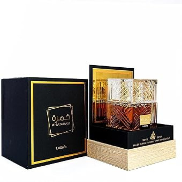 Khamrah Eau de Parfum Lattafa Parfums Unisexe 100 ml Vanille Doux Chaud Épicé Boisé Vanille